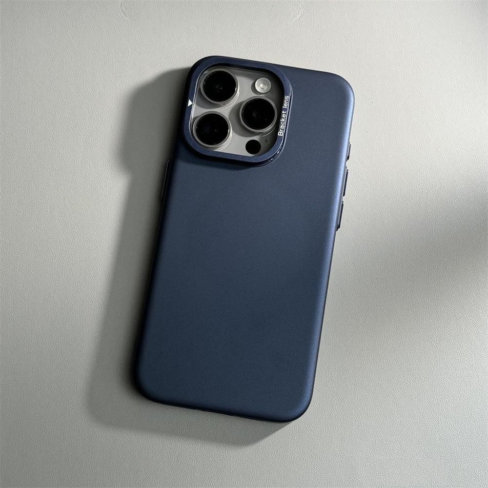 Luxury Ultra Thin Alloy Lens Holder Magnetic PC Hard Case For iPhone 17 16 Pro Max 15 14 Plus 13 Magsafe Wireless Charging Cover