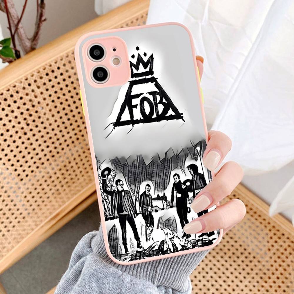 F-Fall Out Boy Band Phone Case For iPhone 16 15 14 Plus 15 13 12 11 Pro Max X XS MAX Matte Cover iphone 15 plus