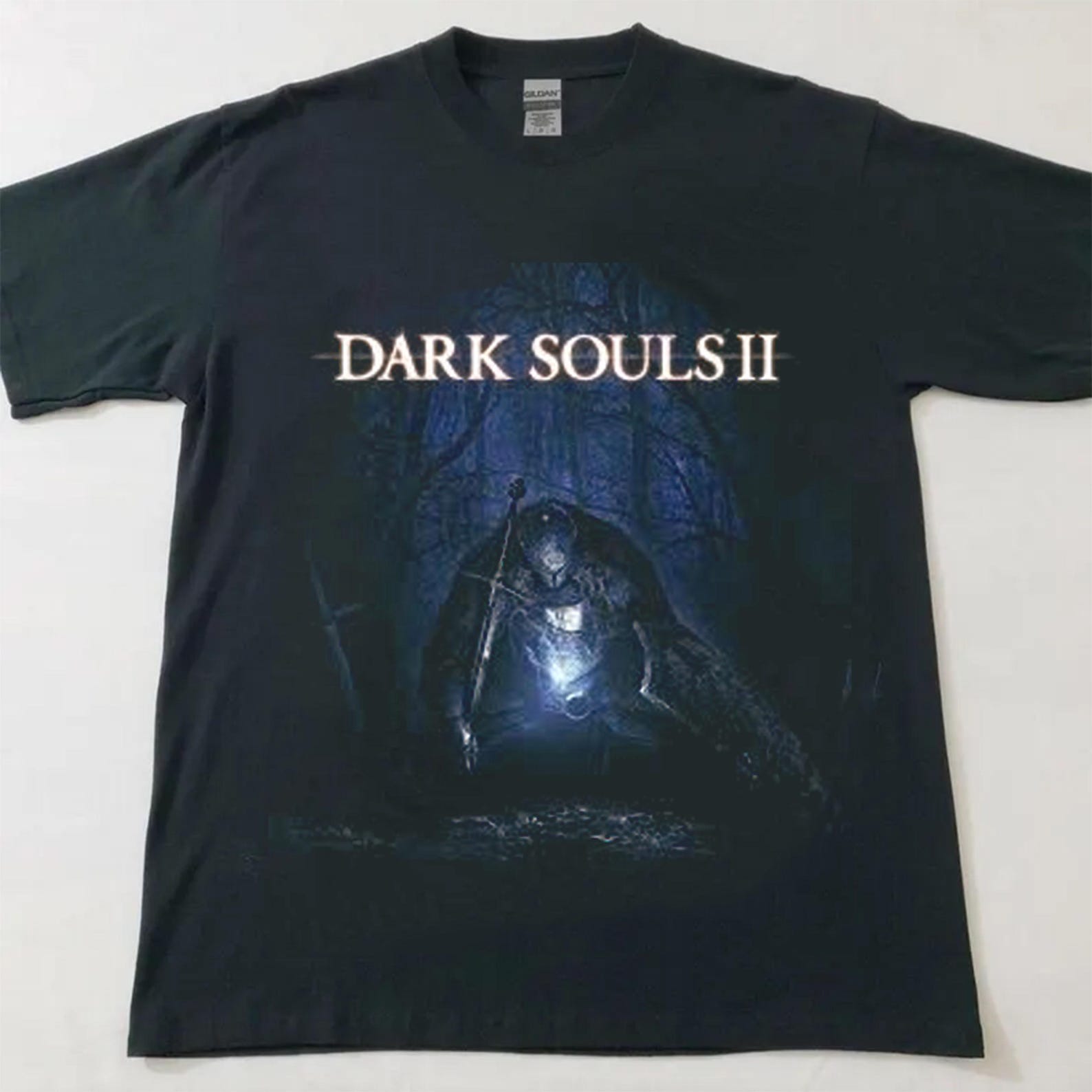 Dark Souls 2 T-shirt 90s Alt Rock Tee, Unisex Cotton 4ew532 L