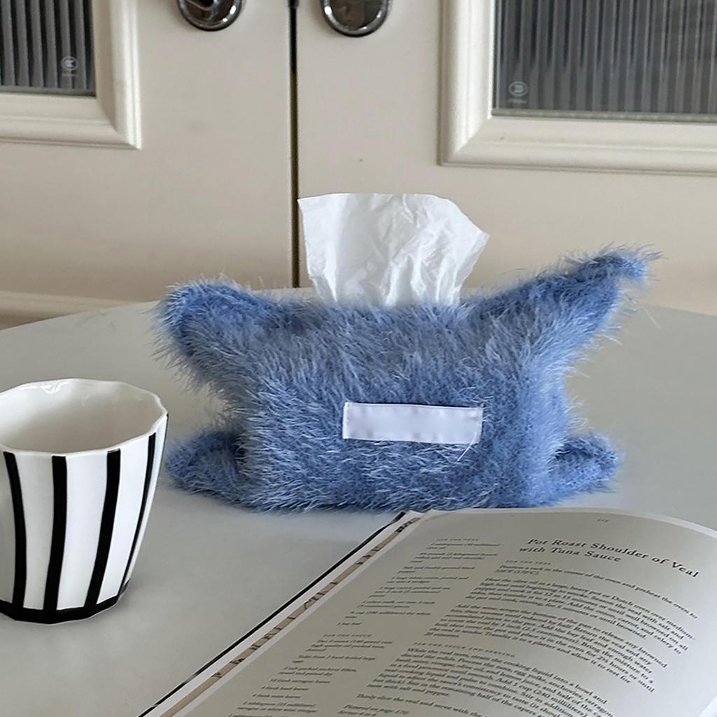 Tissue Box Cover Soft and Dustproof Napkin Dispenser Practical Paper Towel Holder Tissue Container for Home Use