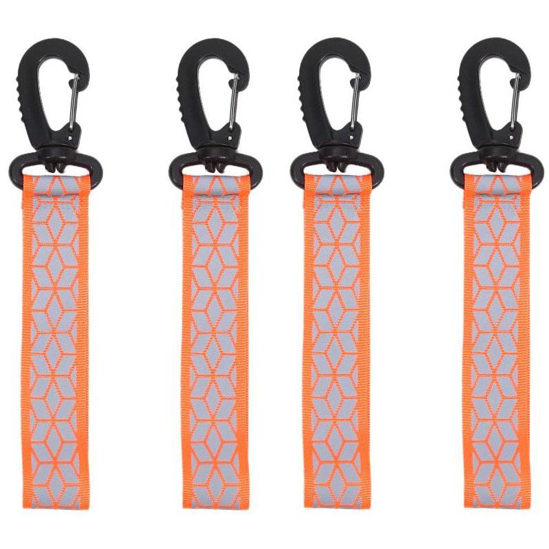 Reflective Effect Safety Reflector Pendant Lightweight Bright Colors Reflective Backpack Pendant Night-time Powerful