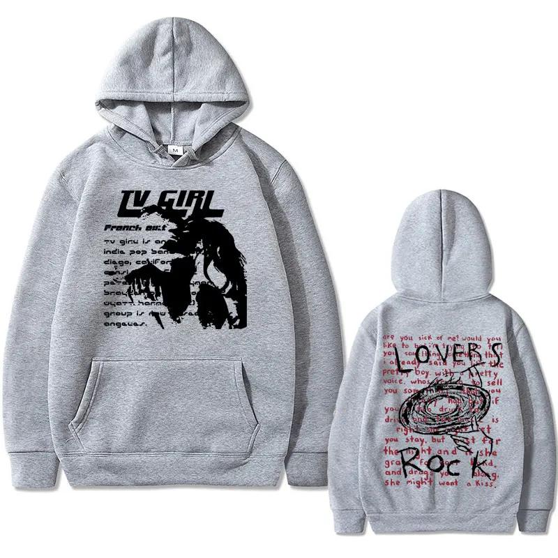 Girl Lovers Rock Song Print Hoodie French Exit Album Poster Merch Hoodies Tops Men Women Fashion Vintage Oversized Sweatshirt