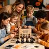 Artigianato Teschio di Halloween con Perline 3D Ornamento Teschio Fatto a Mano 3D Con Istruzioni Kit Artigianale Scheletro Per Attività Festa di Compleanno