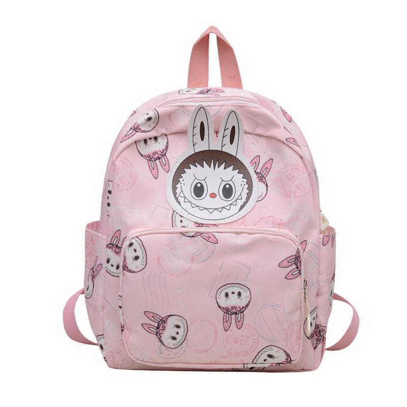 

Новый модный рюкзак, детский школьный рюкзак, рюкзак большой вместимости для учеников начальной школы, милая большая сумка для девочек-подростков розовый