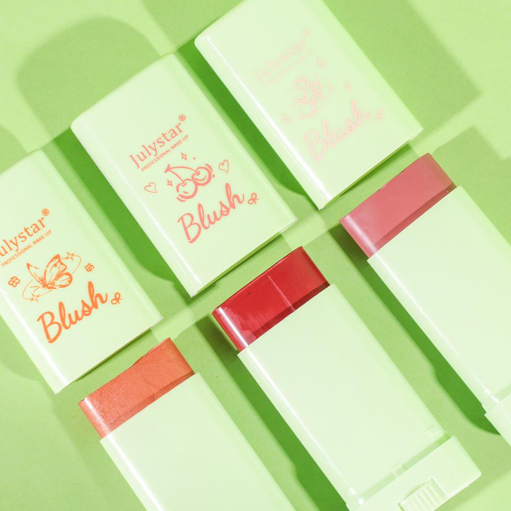 Rosto Natural Matte Blush Balm Expansivo Alto Brilho Gloss e Blush Stick