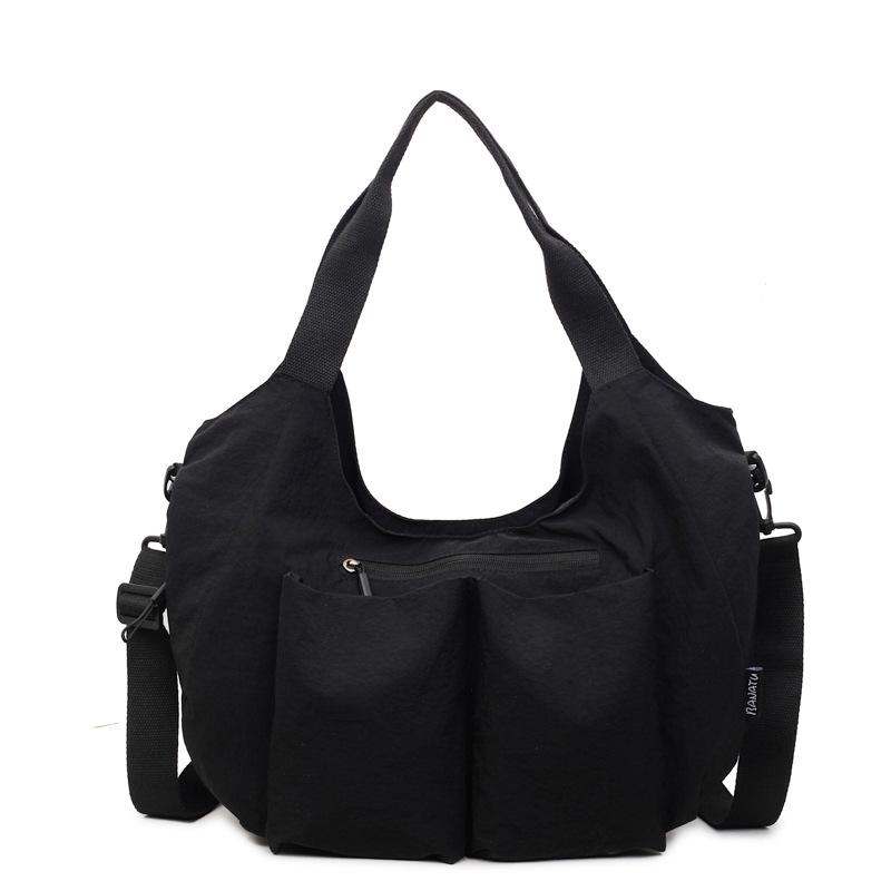 Bag Large Capacity Women's Canvas Tote Bag 2025 New Simple Tote Bag Versatile Shoulder Crossbody Travel Backpack