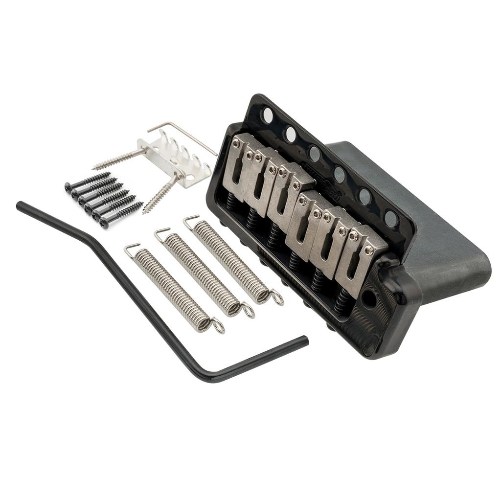 Unidad de Trémolo para Guitarra Wilkinson Puente de Trémolo Para Stratocaster Eléctrica Negro WVPC-SB 10.8mm 6 Puntos Guitarras de Importación/Japón,