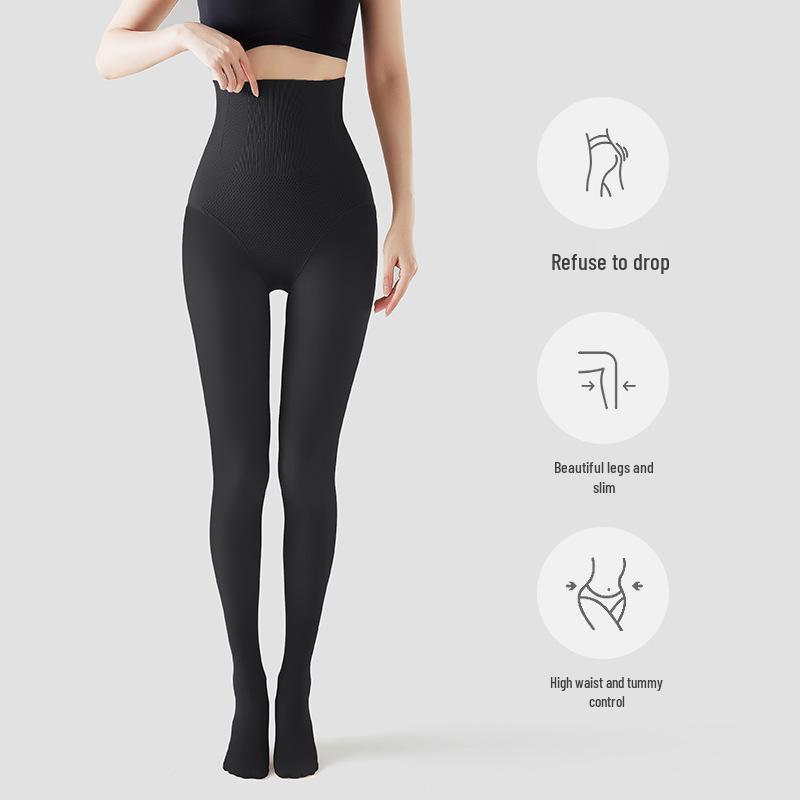 

Женские черные прозрачные леггинсы с высокой талией для весны, осени, зимы - Плюс бархат, уплотненные, с эффектом лифтинга бедер, бесплатная доставка. 80g (suitable for 15—25℃)