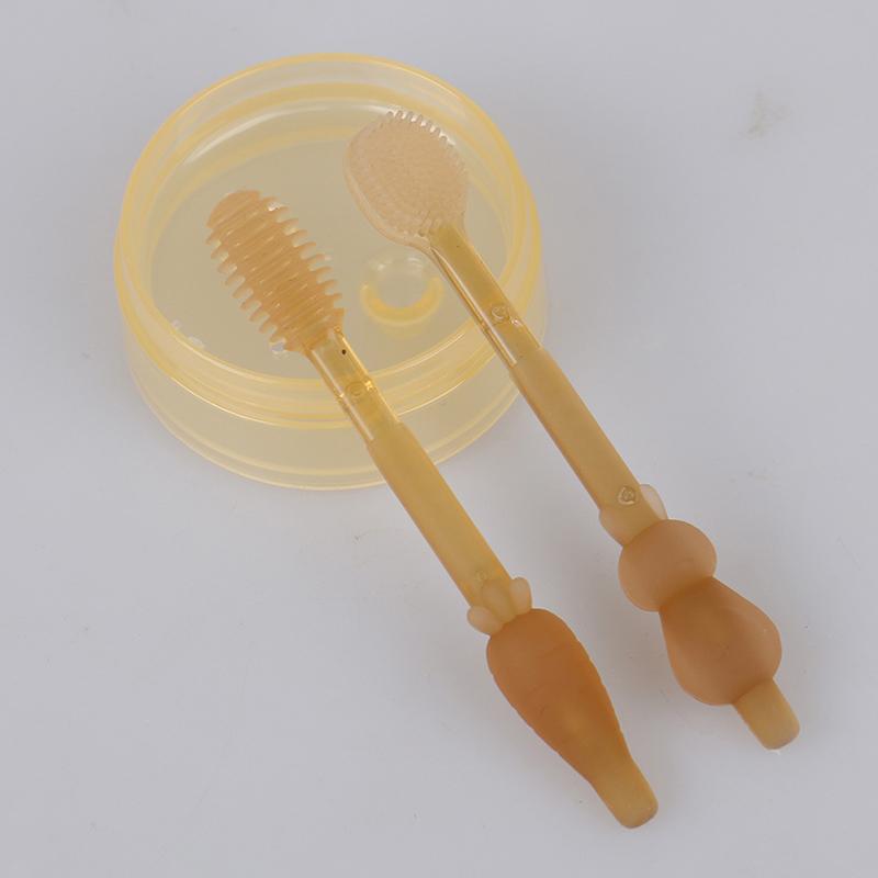 Silicone Infant Breast Toothbrush 0-1.5 Years Old Newborn Baby Tongue Oral Clean