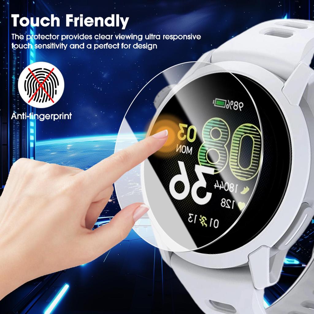 Easy Installation Tempered Glass for COROS PACE 4 Sport Watch Touch Sensitive Anti-scratch Screen Protectors with Install Kit