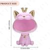 NEW Fortune Crown Big Mouth Cat Entrance Key Storage Tray Decorative Ornament, Light Luxury Housewarming Gift Sculpture