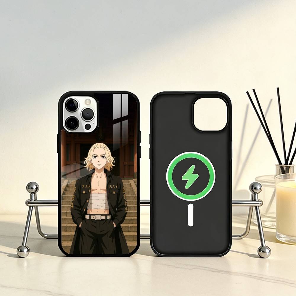 T-Tokyo Revengers Anime Phone Case For iPhone17,16,15,14,13,12,11 Plus,Pro Max Magnetic For Magsafe Wireless Charging