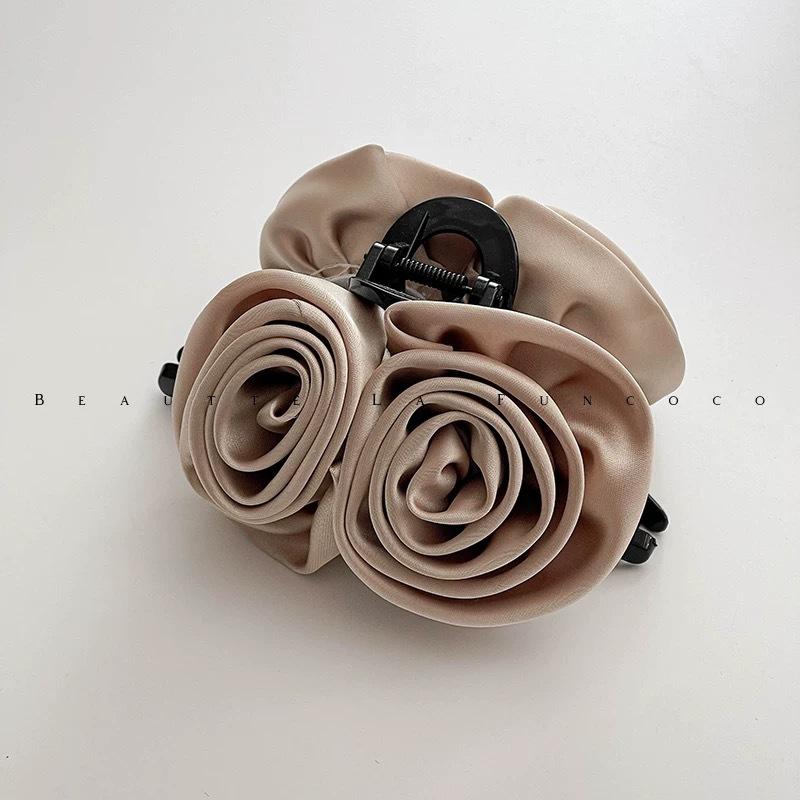 Flower HairpinRose Hairpin Back of The Head Shark Hairpin Hair Clip Headwear Hair Accessory