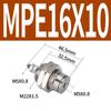 MPE Series Bore 4/6/10/15mm, Stroke 5/10/15/20mm-B  Miniature Male Threaded Micro Single Action Spring Cylinder