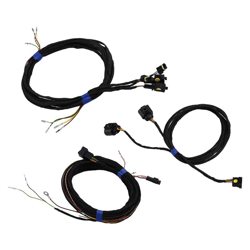 A58X-Blind Spot Side Assist Lane Change Wire Cable Harness 2Q0907685B For Passat B8 2015-2025