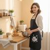 Durable Oil Proof Waterproof Apron Stain Resistant Anti Stain Work Apron with Pockets Cartoon Pattern Kitchen Apron Restaurant