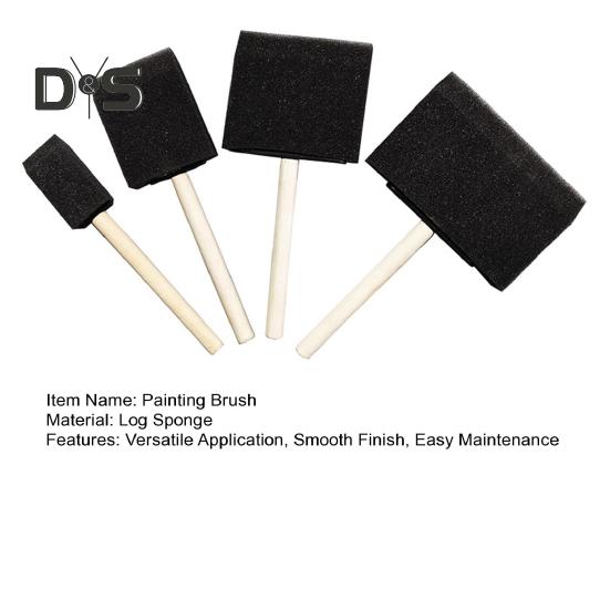 4 ks Pěnové štětce na malování Černá houbička na malování, moření, řemeslné umění, renovace, adsorpční houbička