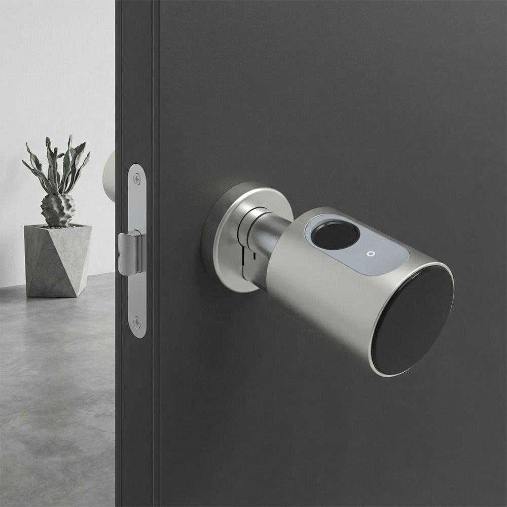 Kompakt Design Elektronisk Låscylinder Typ Bluetooth Dörrlås Dörråtkomstkontroll