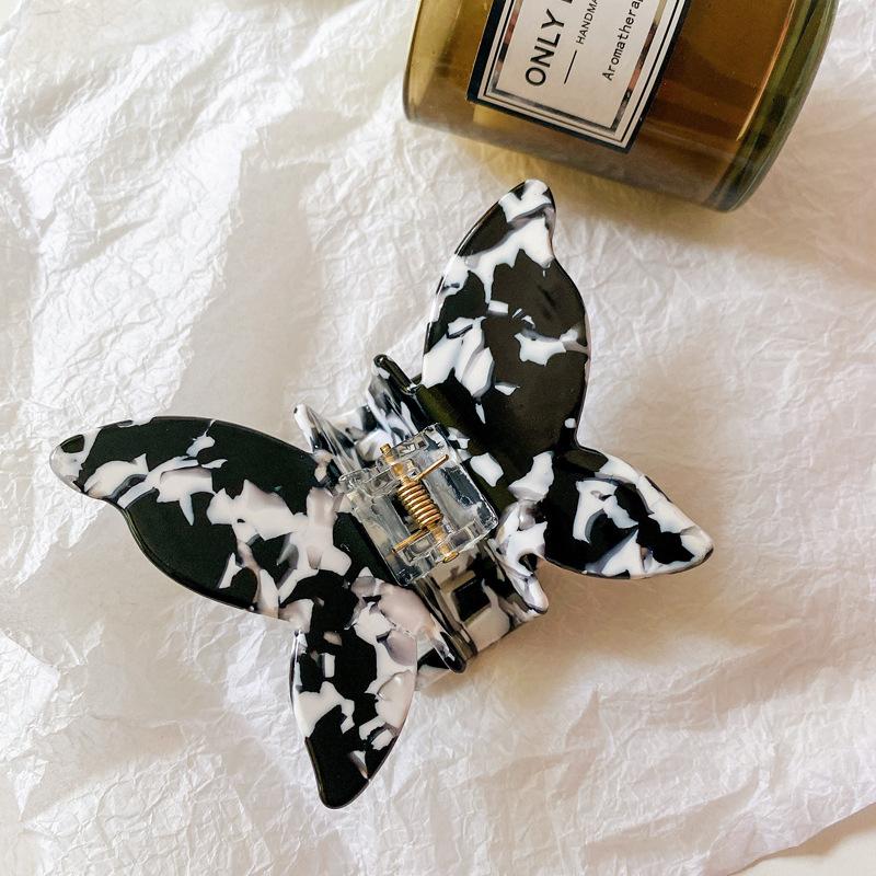 Sweet Butterfly Hairpin Summer Fairy Clip Gradient Tie-Dye Acetate Headwear Women Girls Styling Tools Barrettes Hair Accessories