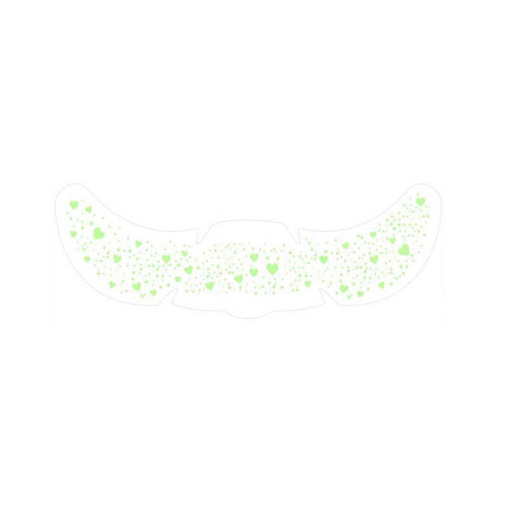 Sparkle Face Temporary Tattoo Star Heart Face Tattoo Sticker Luminous Freckle Tattoo Make Up
