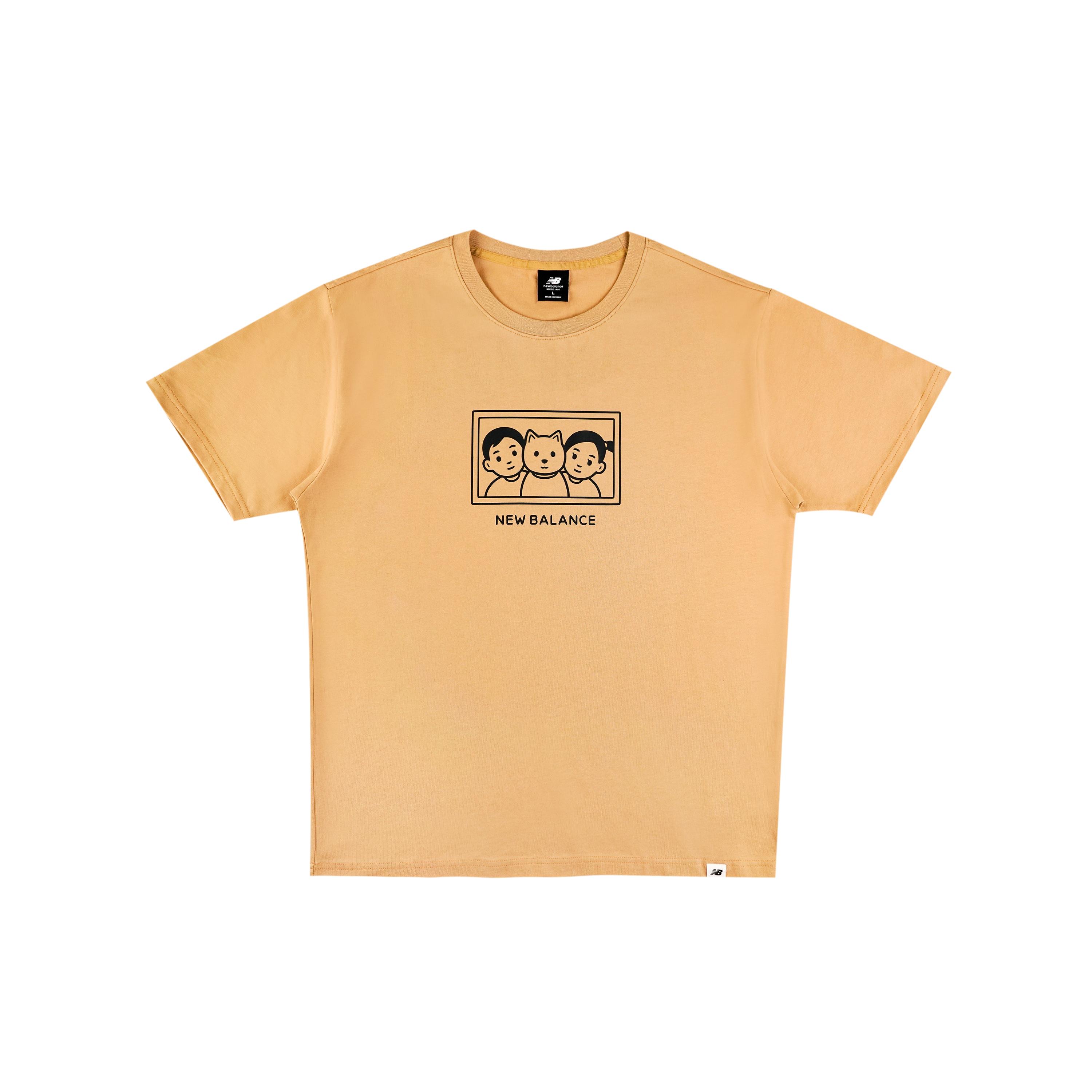 Футболка New Balance x Noritake Унисекс Имбирно-желтая AMT12399-MSU XS