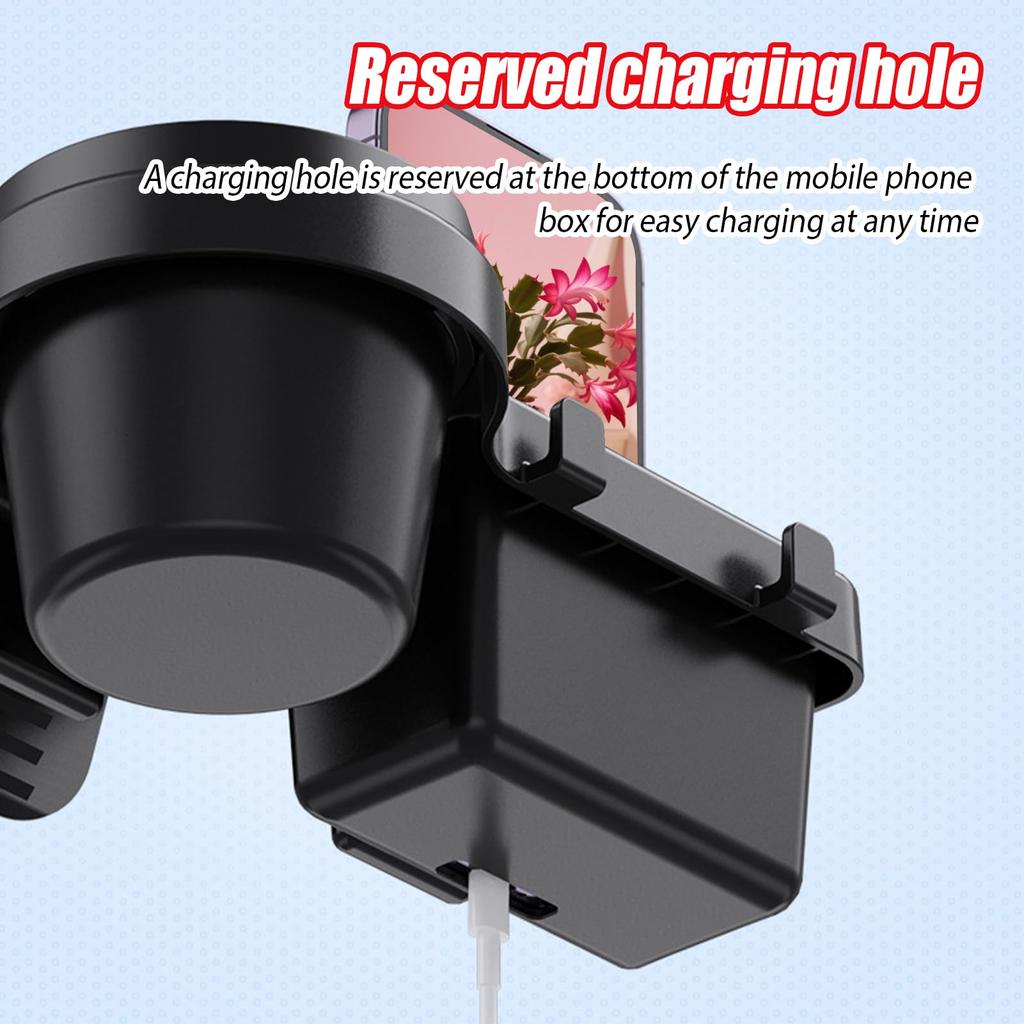 Car Cup Holder Organizer, Car Accessories Door Organizer with Cup Holder, Small Storage Box