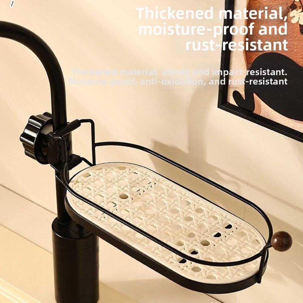 Removable Shower Shampoo Holder Rust-Proof Dishcloth Drain Basket Sink Drain Organizer Bathroom