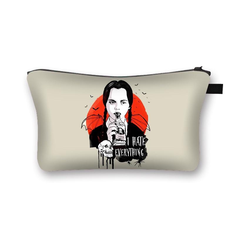 Family Adams The Zipper Hand Bag Large Capacity Cosmetic Storage Bag