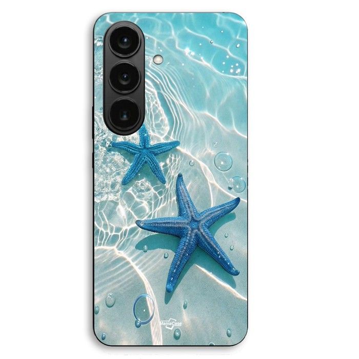 Coque de téléphone - MANIACASE - Samsung Galaxy S26 - Silicone TPU - Souple - Océan étoile sun paradis