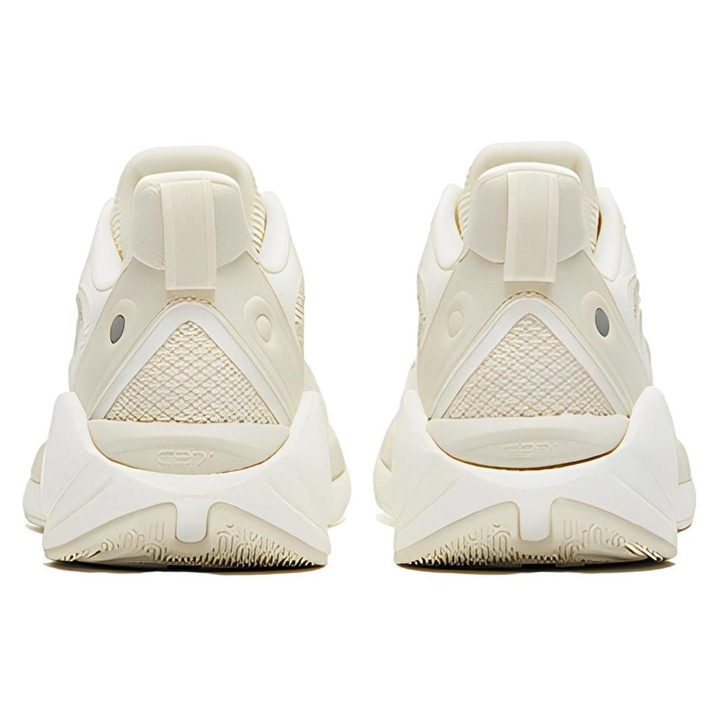 Anta C37 3.0 Comfortable Fabric Synthetic Leather Non-Slip Wear-Resistant Breathable Low-Top Running Shoes Women Sneaker White Gray 922315537-3