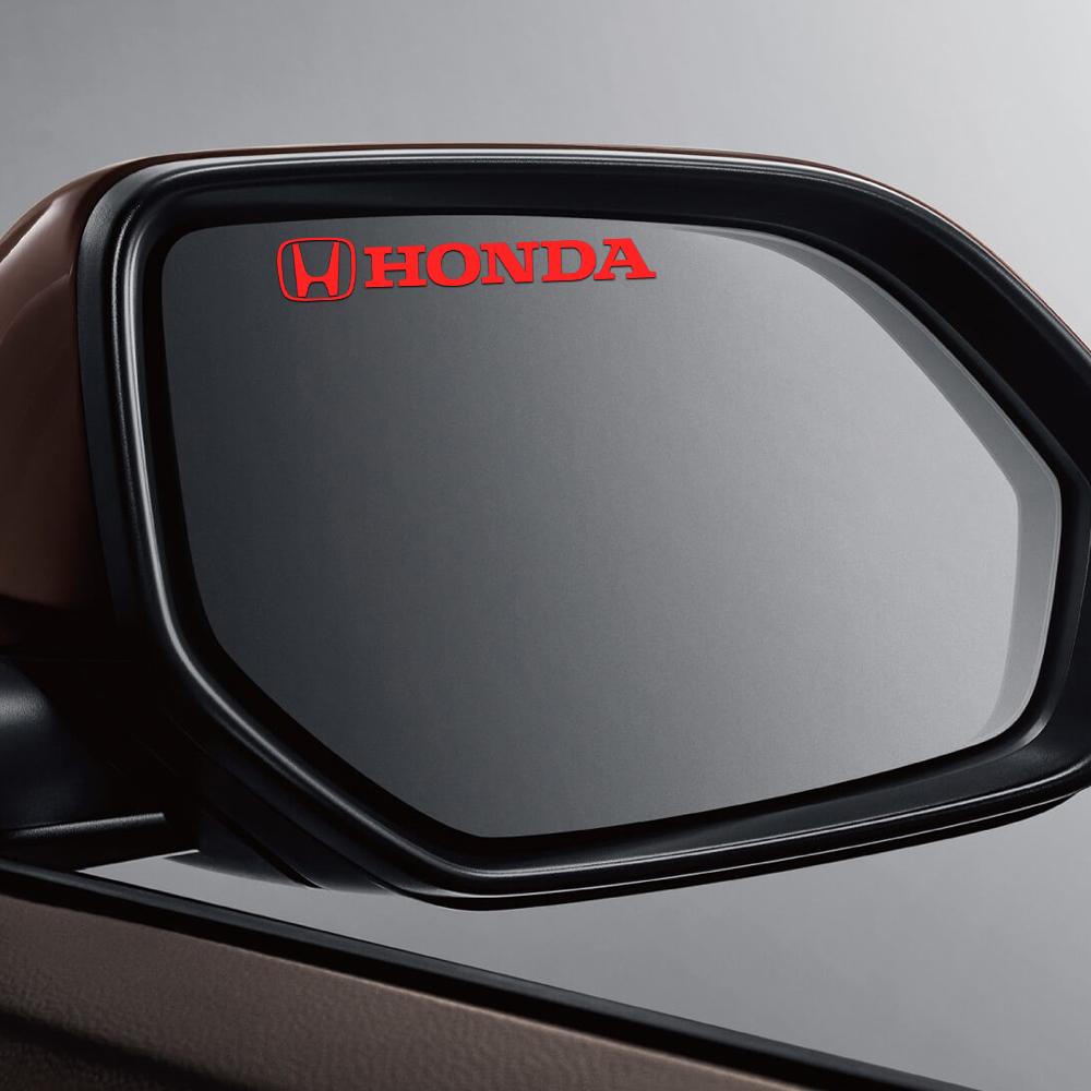 nlcp2 4pcs Car Emblem Stickers Door Handle Mirrors Wiper Decoration Accessories For Honda Civic Varadero Xl1000 Xadv 750 Vt600 Forza