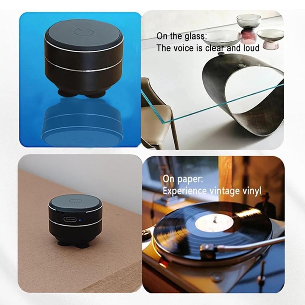 Conduction Resonance Subwoofer Metal Pair Bluetooth Speaker