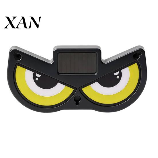 Car Enthusiast Night Display Solar Demon Eye Window Light, Dynamic LED Light with Smart Customized Vehicle Interior Atmosphere Sensor Modes,