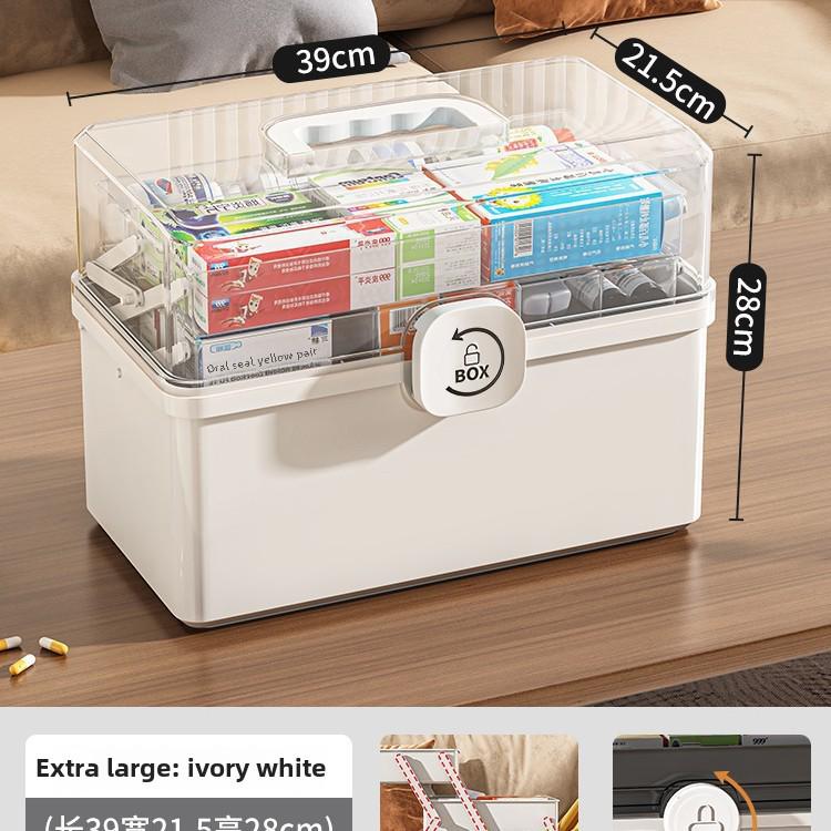 

Набор многослойных коробок для хранения семейных лекарств большой емкости