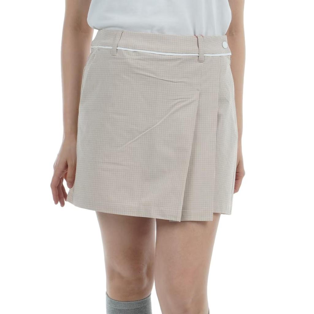 New Balance Golf Culottes Stretch Micro Check Women's (4-Way Pattern) / 012-5139501 042_Beige