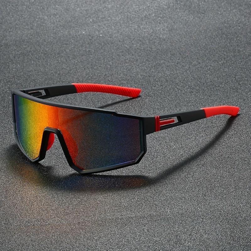 

New Trendy Classic Versatile Fashion Sports Glasses Men s and Women s Wide Frame Glasses Suitable for Outdoor Sports красный