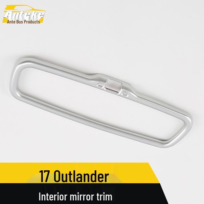 17 Outlander Interior Rearview Mirror Trim Bright Ring Sticker