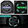 Colorful Reflective Tire Strips: Luminous Car & E-Bike Wheel Stickers for Decoration and Safety