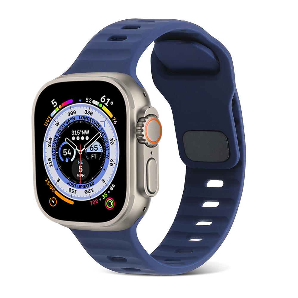 Silicone Strap for Apple Watch Ultra 3/2/1 49mm 11/10 46mm 42mm Sport Wristband iWatch Series 9 8 7 6 5 SE 3 45mm 41mm 44mm 40mm