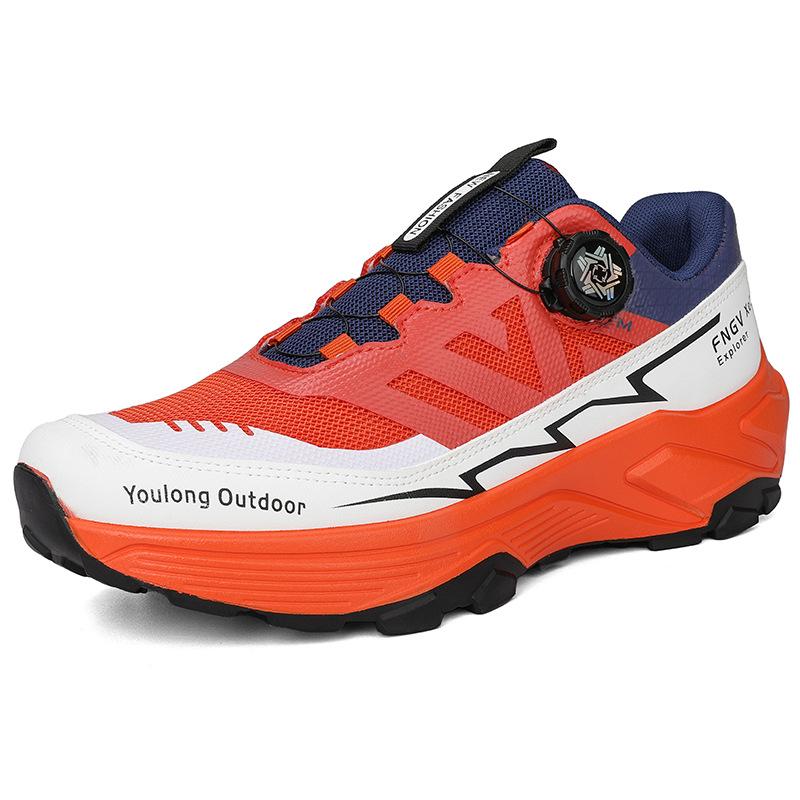 New Hiking Shoes Outdoor Travel Men's Leisure Pass Rotating Button Crawling Off-road Hiking Shoes