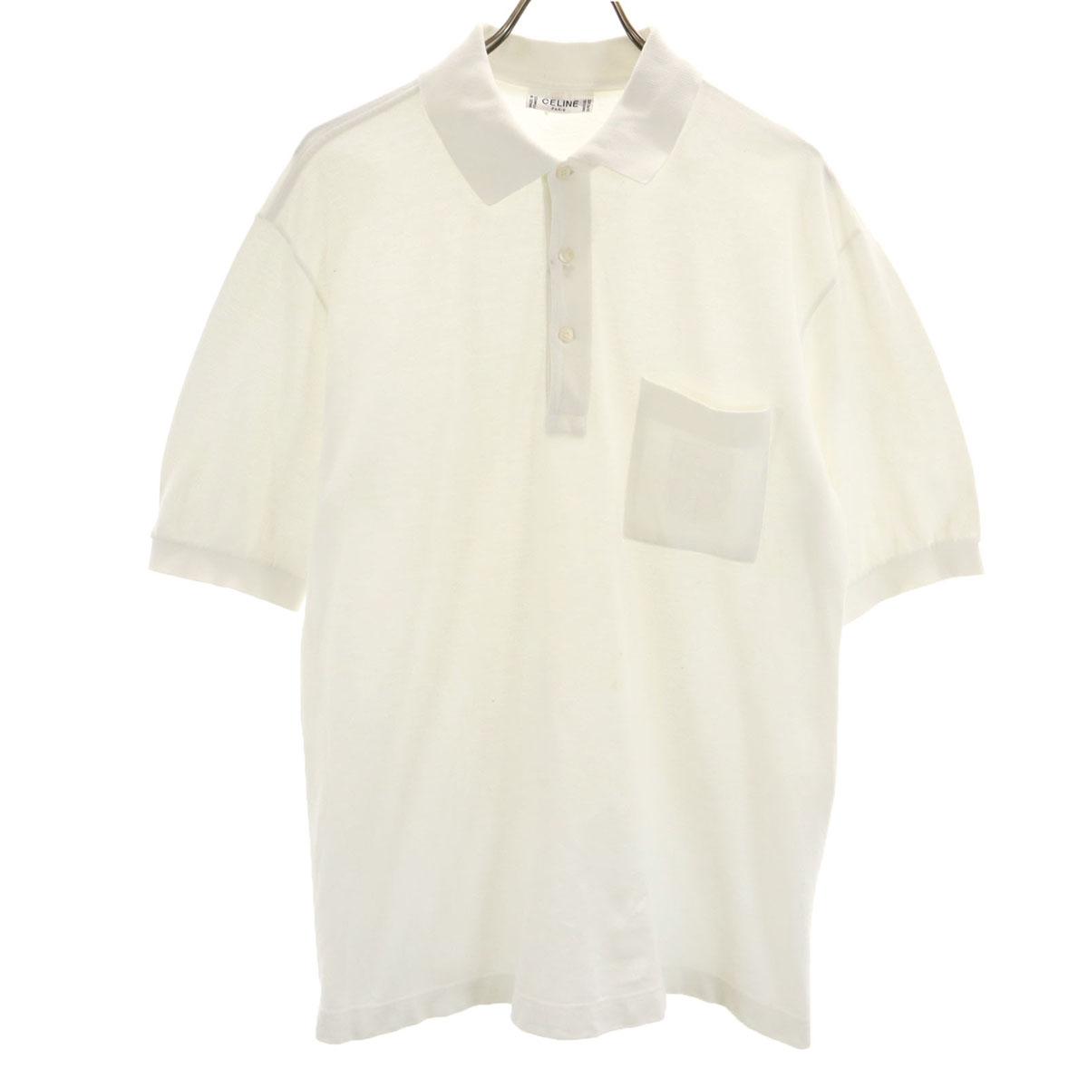

CELINE 90s Old Short sleeve Polo shirt White system Men s Used
