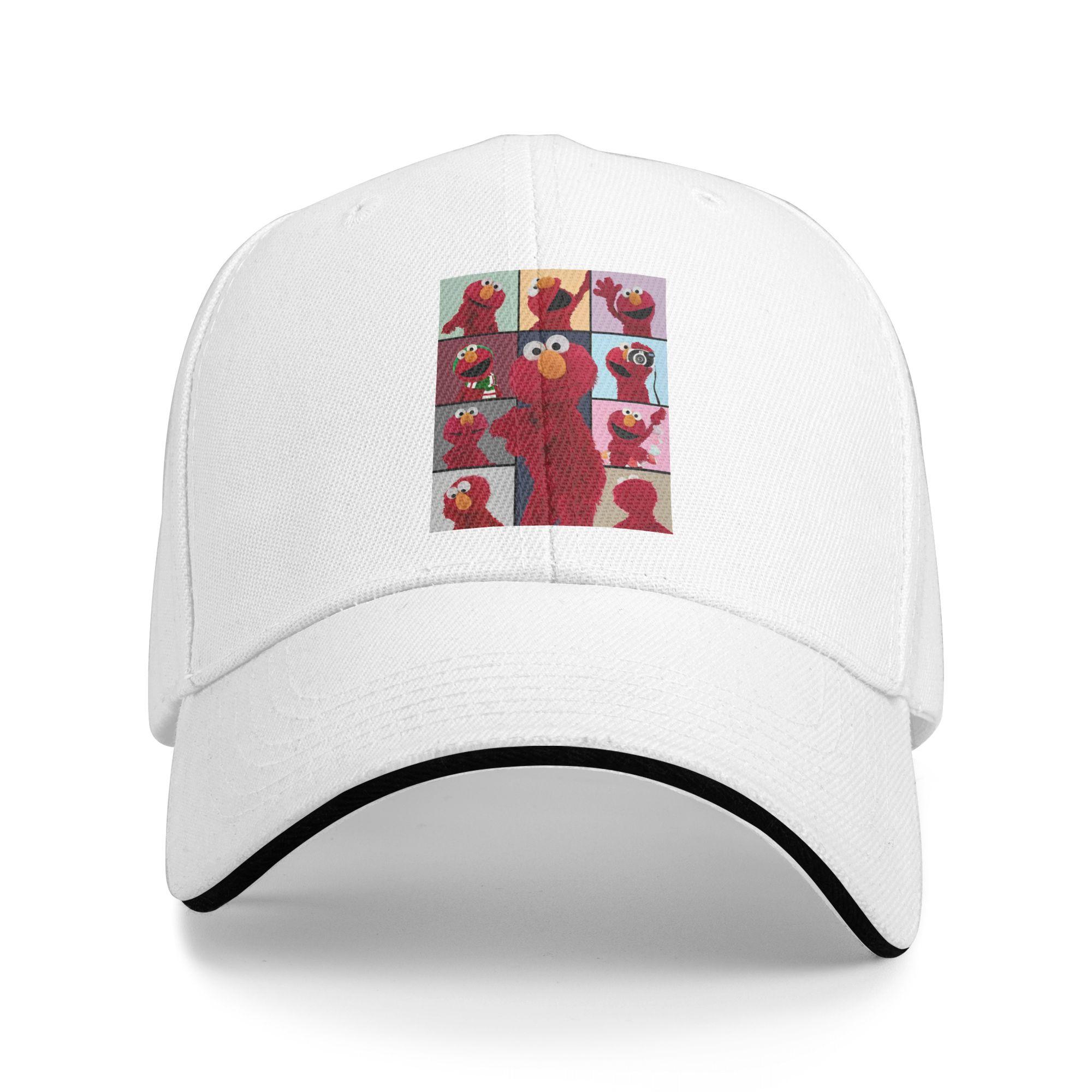 Cookie Monster Sesames Baseball Cap Retro Cartoon Sandwich Caps Unisex Women Adjustable Dad Hat Outdoor One Size