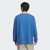adidas T Shirts Unisex Blue Crew Neck Moderate KF5195-