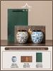 Portable Small Ceramic Tea Canister - Moisture-Proof & Sealed for Freshness, Chinese Style