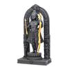 Ram Lalla Idol, 10,16 cm Höhe, Schwarz, 3D-gedruckt, UV-Harz, Hinduistische Religionsstatue von Lord Rama Ayodhya