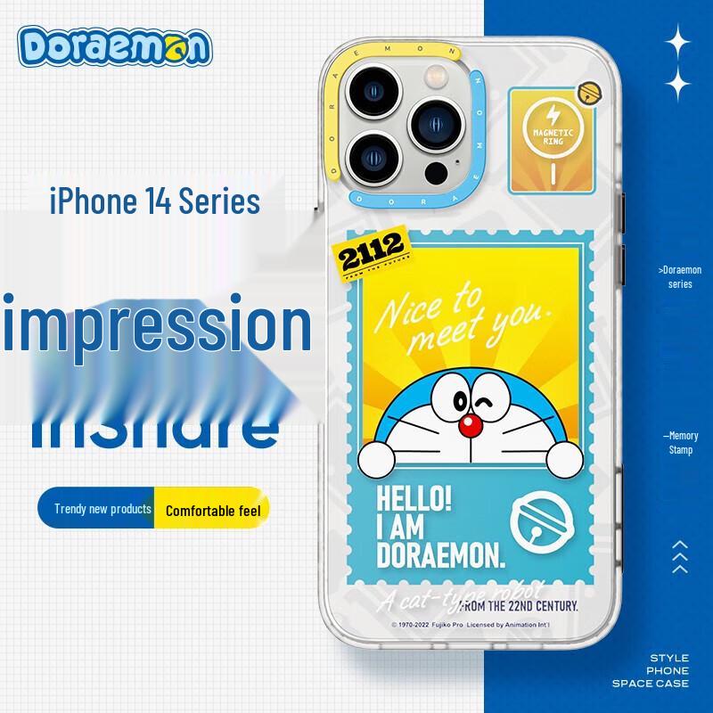 ROCK Doraemon Magnetic Wireless Charging iPhone Case