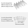 6/8/10/12/16 Platten Aluminium Windschutz Kocher Windschutz Windschutz Outdoor Camping Zubehör Picknick Kochen Winddichter Schirm