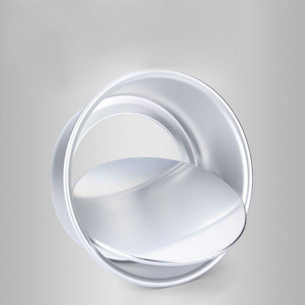 

DIY Baking Removable Bottom Art Design Aluminum Zinc Zinc Alloy Pudding Mold Round Mini Cake Pan 3pcs/lot серебряный