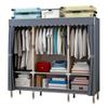 Compact All-Steel Frame Cloth Wardrobe: Durable Storage Solution for Bedrooms and Apartments