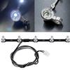 TRZX LED Roof Light Spotlight Headlight for Tamiya 1/14 Actros 3363 6x4 56348 RC Tractor Truck Accessories